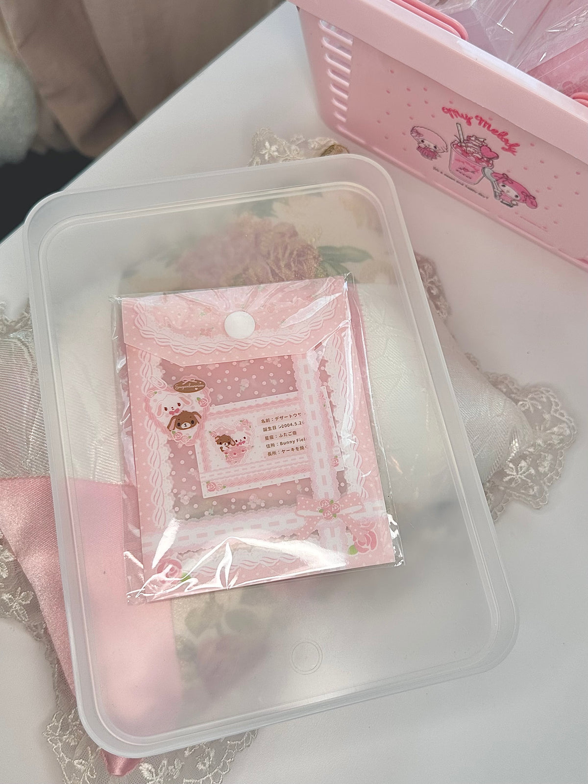 {Homemade Chestnut} Sugarbunnies envelope