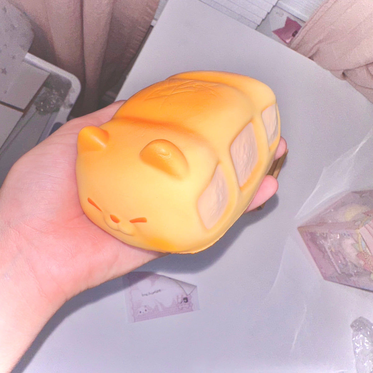 ₍^. .^₎Ⳋ🍞 𝄞⋆ ݁♪ . Zoe Squishy Cat Loaf Bus